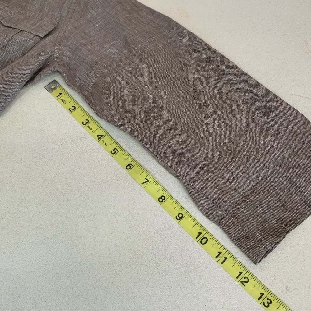 Tommy Bahama Linen Dress Womens XS Brown Roll Tab Lace-up‎ Bodice Summer casual - Picture 11 of 11